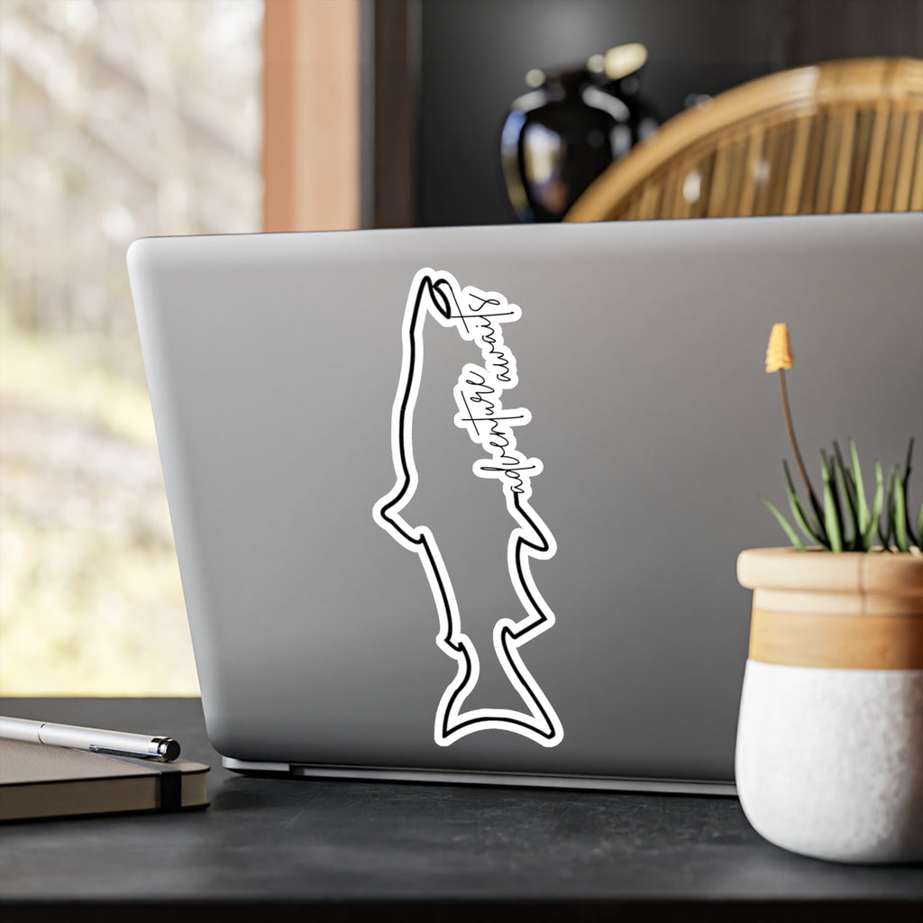 Fish | Cut Vinyl Decal | Small Sticker