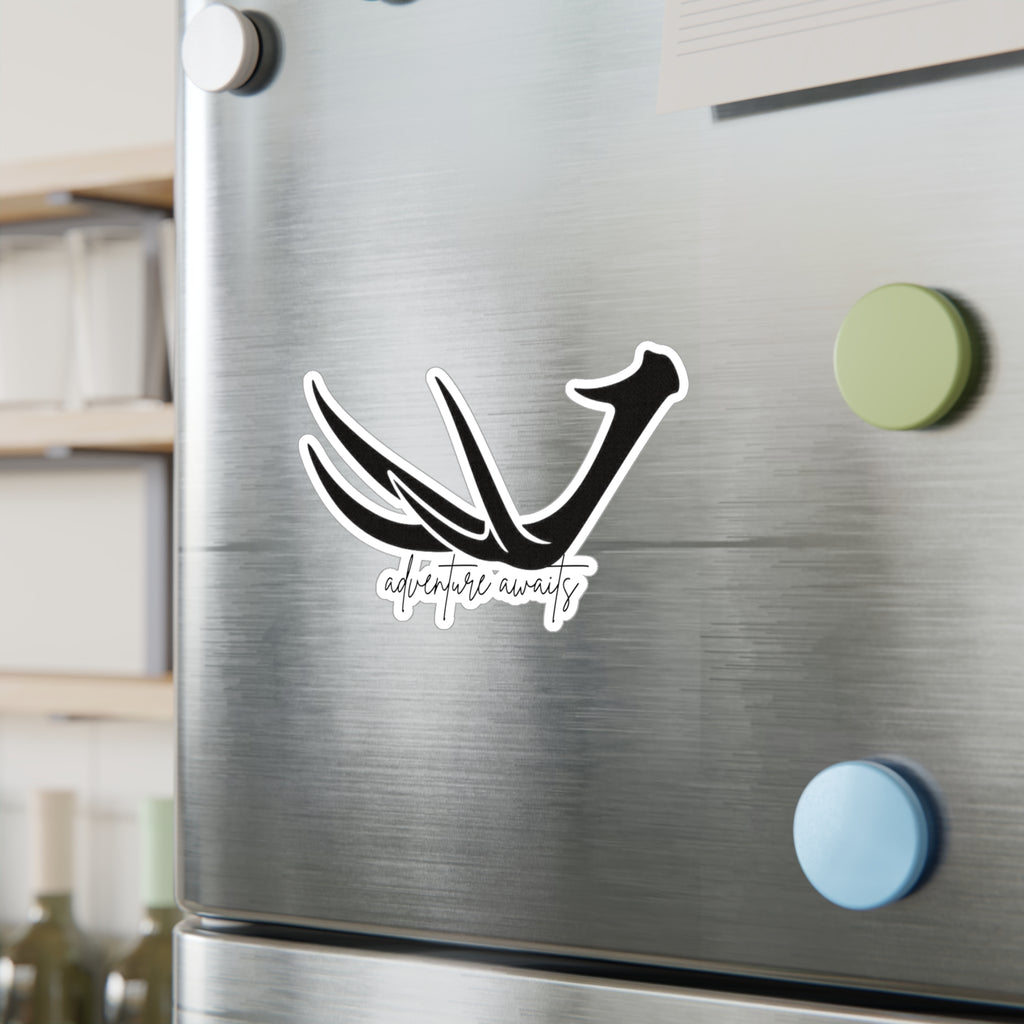 Antler "Adventure Awaits" Decal