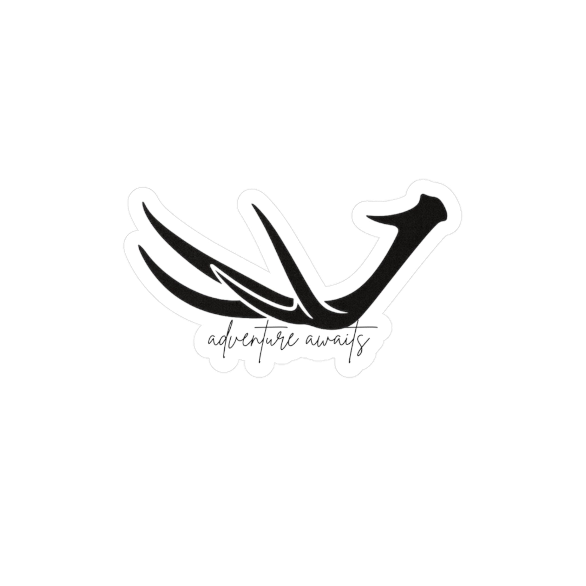 Antler "Adventure Awaits" Decal