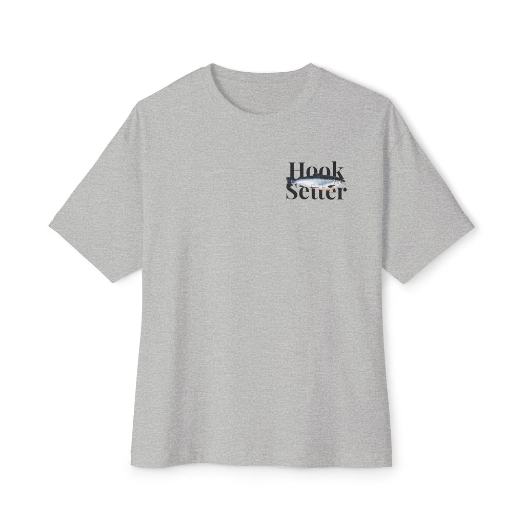 Boxy Tee — "Chasing Silver" Ocean Graphic Tee