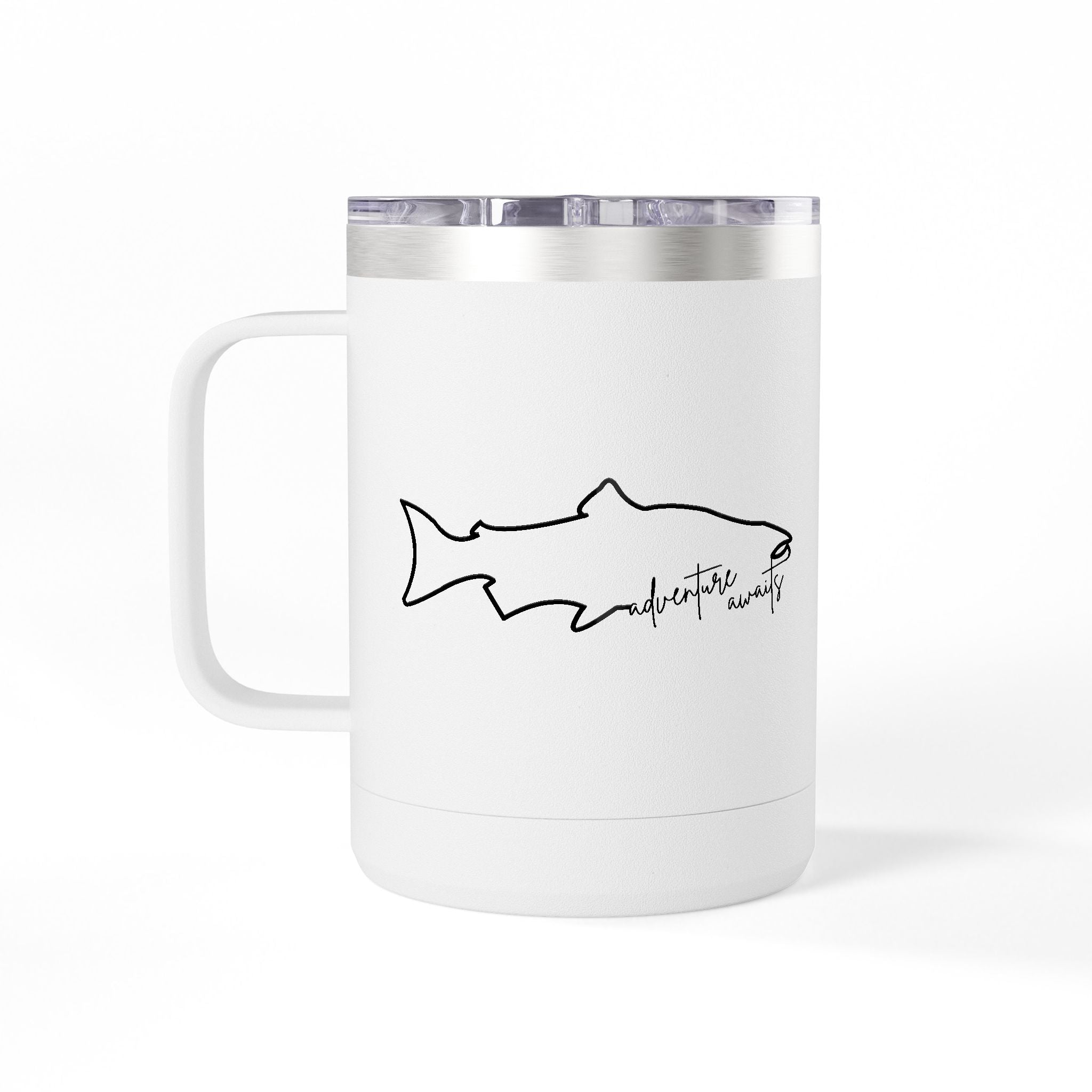Adventure Awaits Fish Tumbler, 15oz