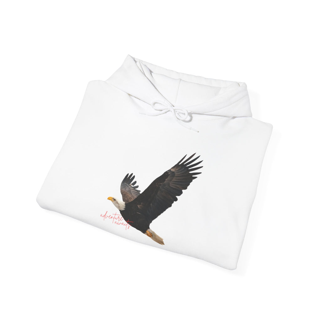 Bald Eagle "Adventure Awaits" Sweatshirt Hoodie