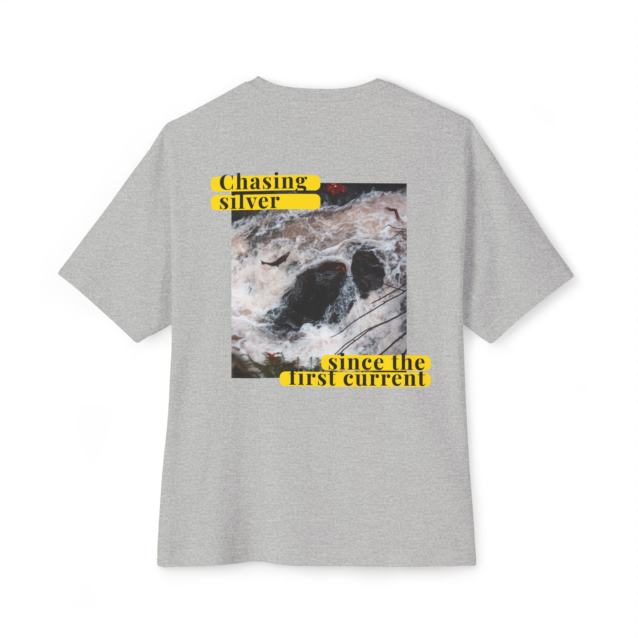 Boxy Tee — "Chasing Silver" Ocean Graphic Tee