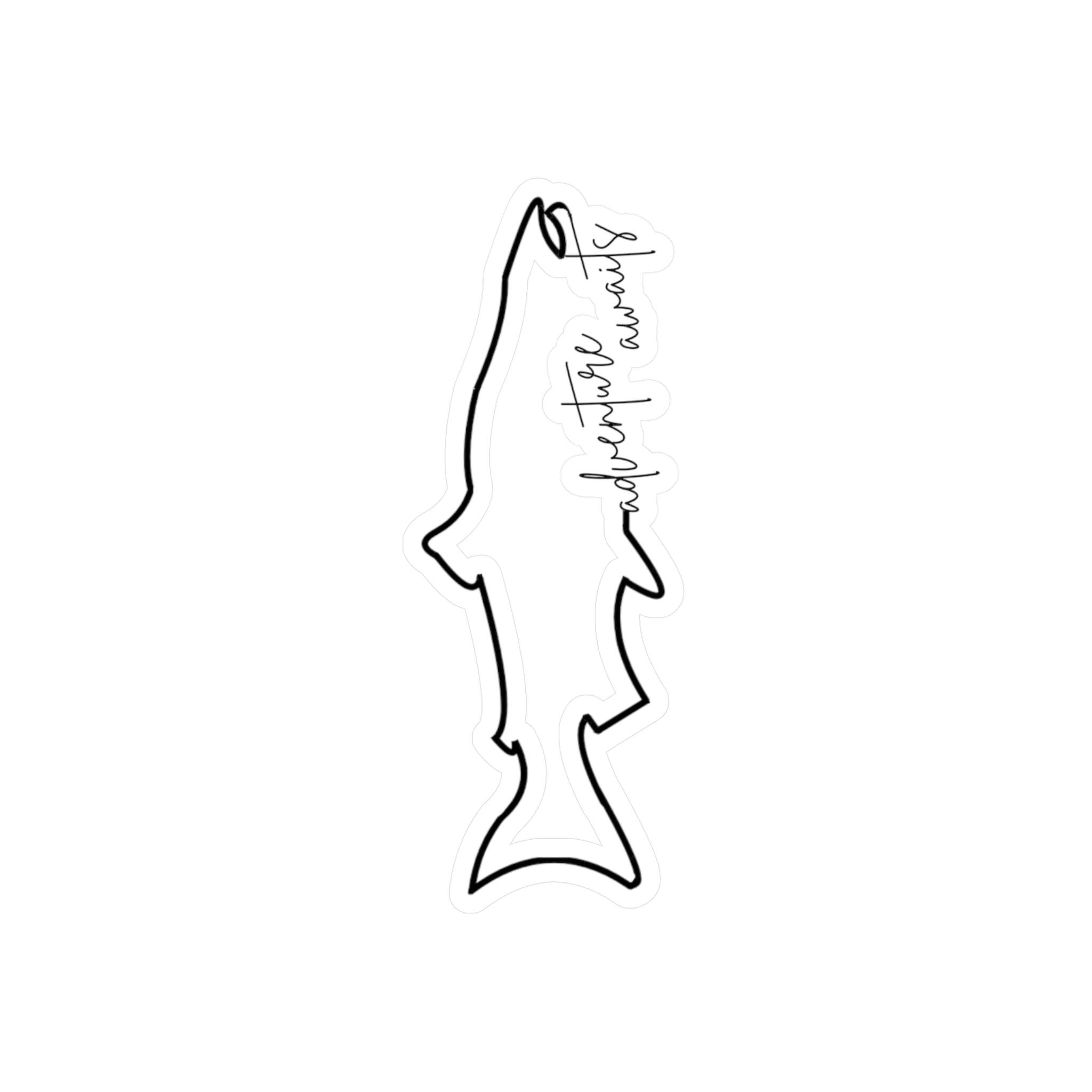 Fish | Cut Vinyl Decal | Small Sticker