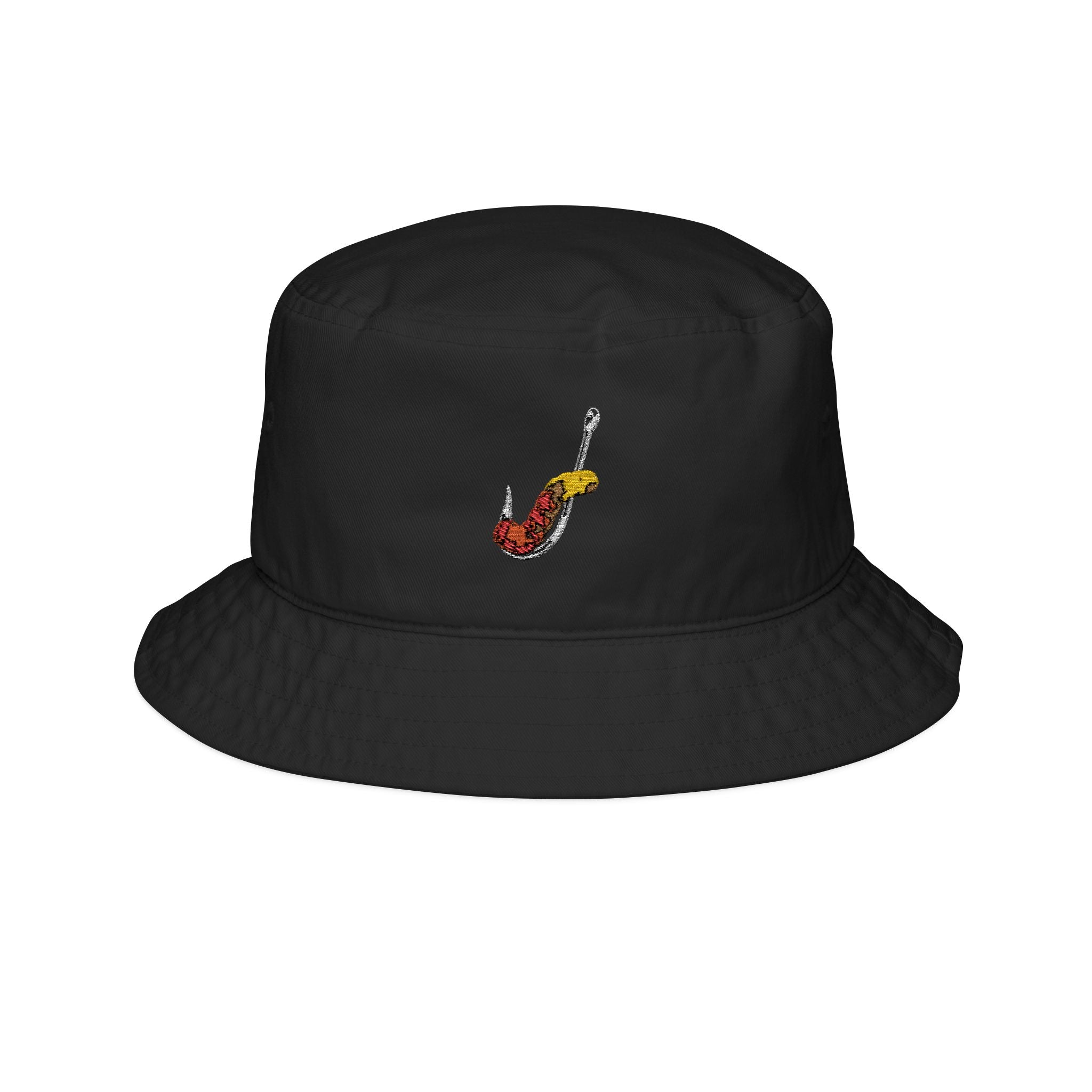 Embroidered Bucket Hat "Snacks"