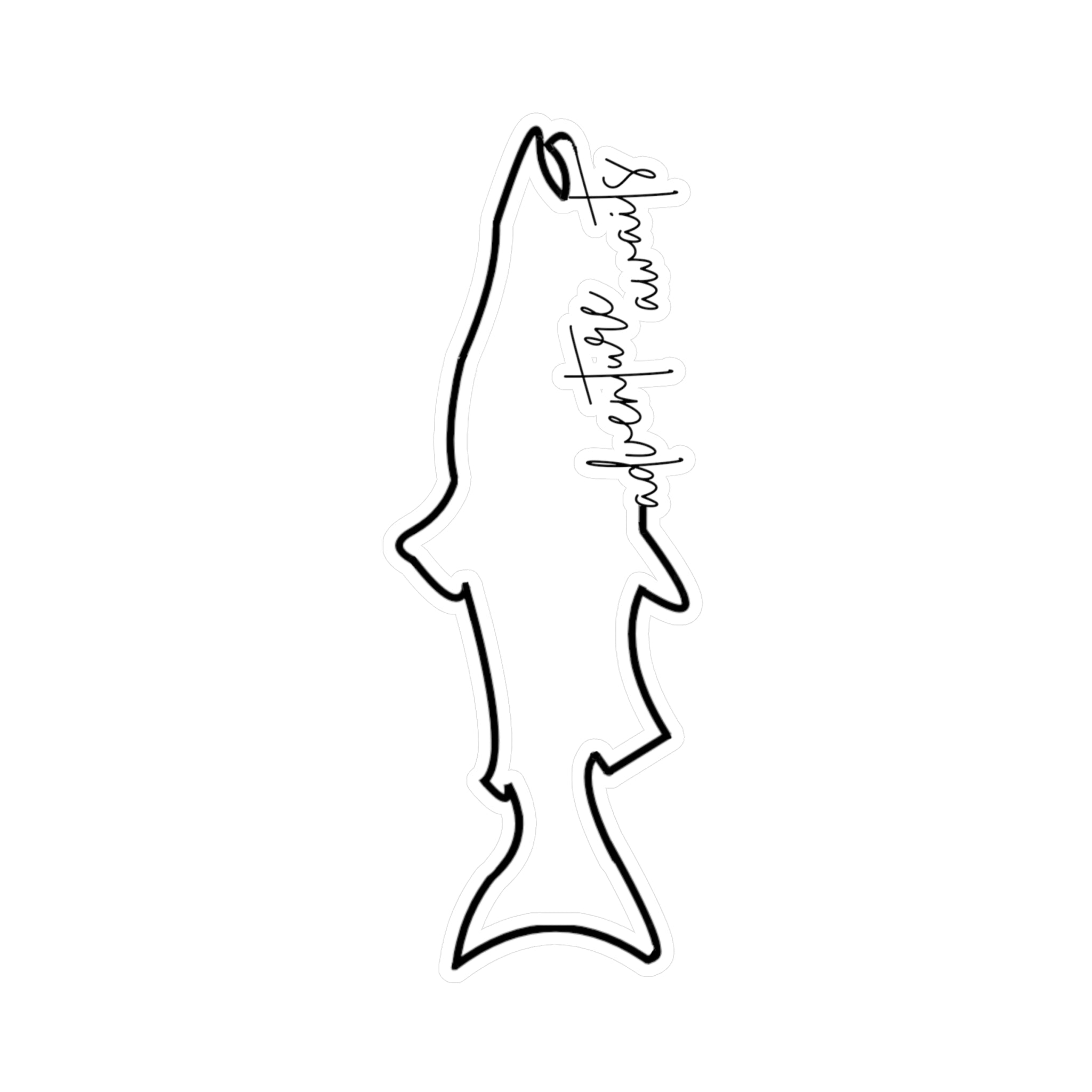 Fish | Cut Vinyl Decal | Small Sticker
