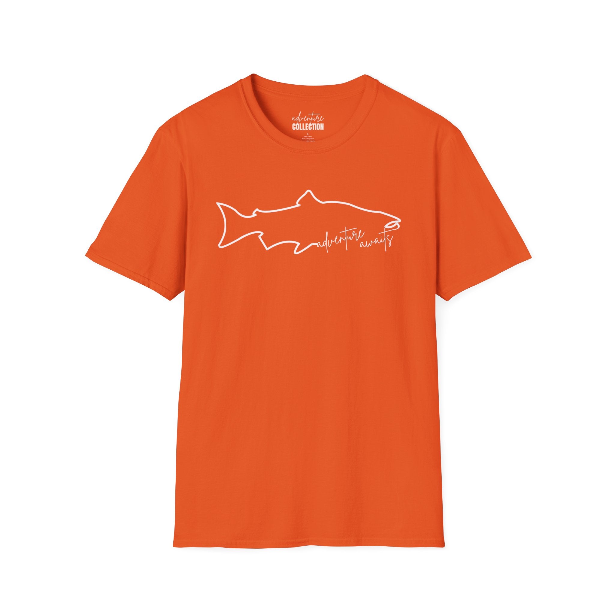 Fish "Adventure Awaits" - T-Shirt