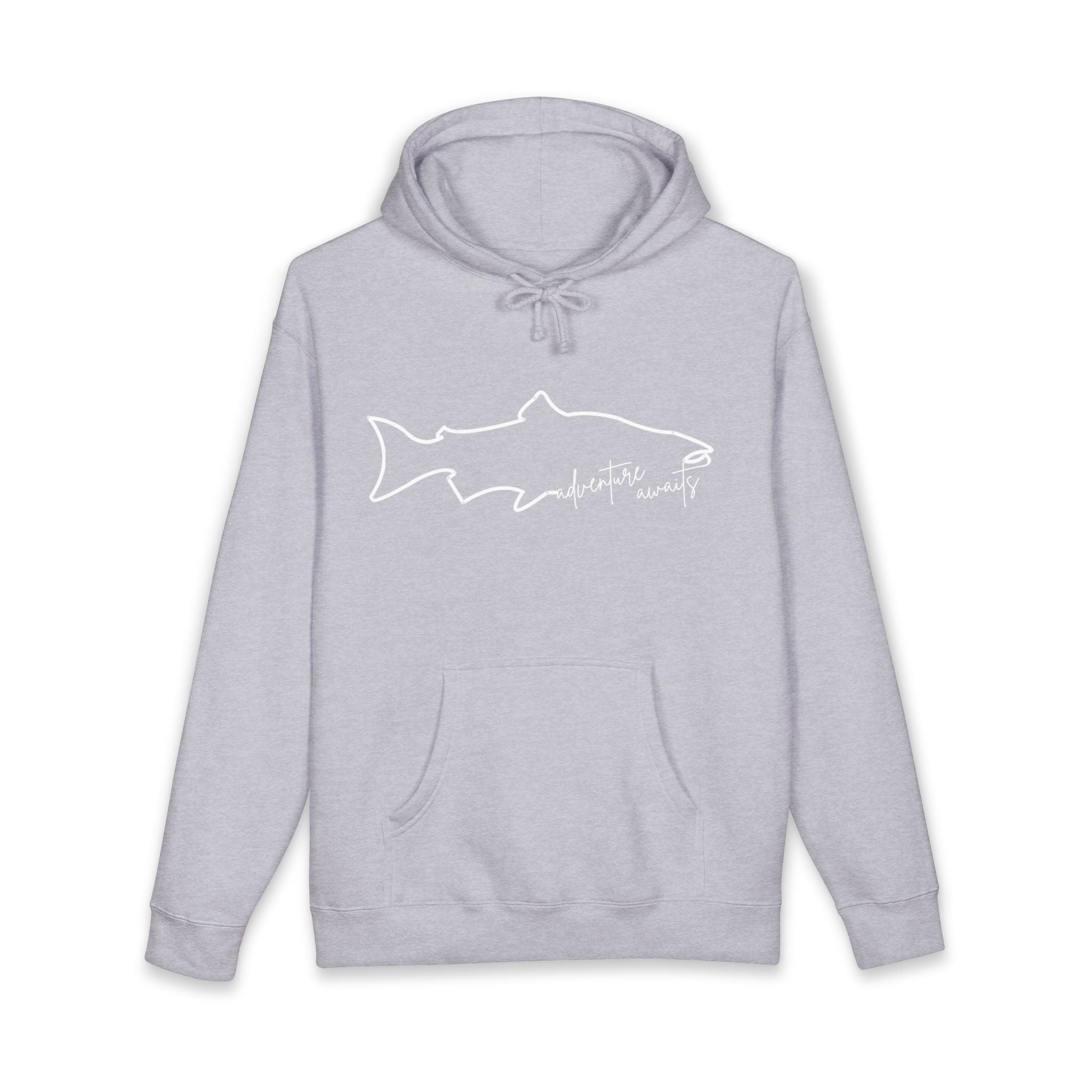 Fish "Adventure Awaits" - Sweatshirt Hoodie