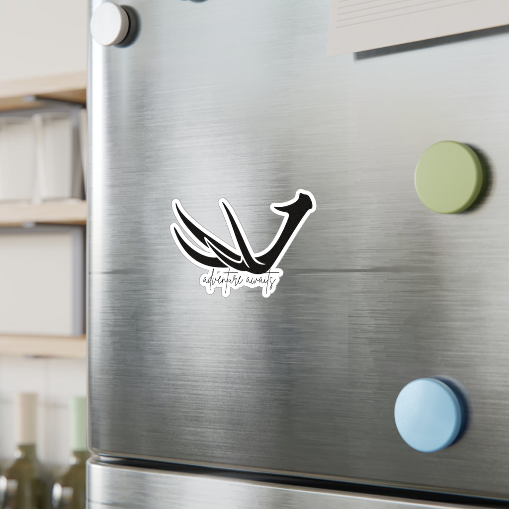 Antler "Adventure Awaits" Decal