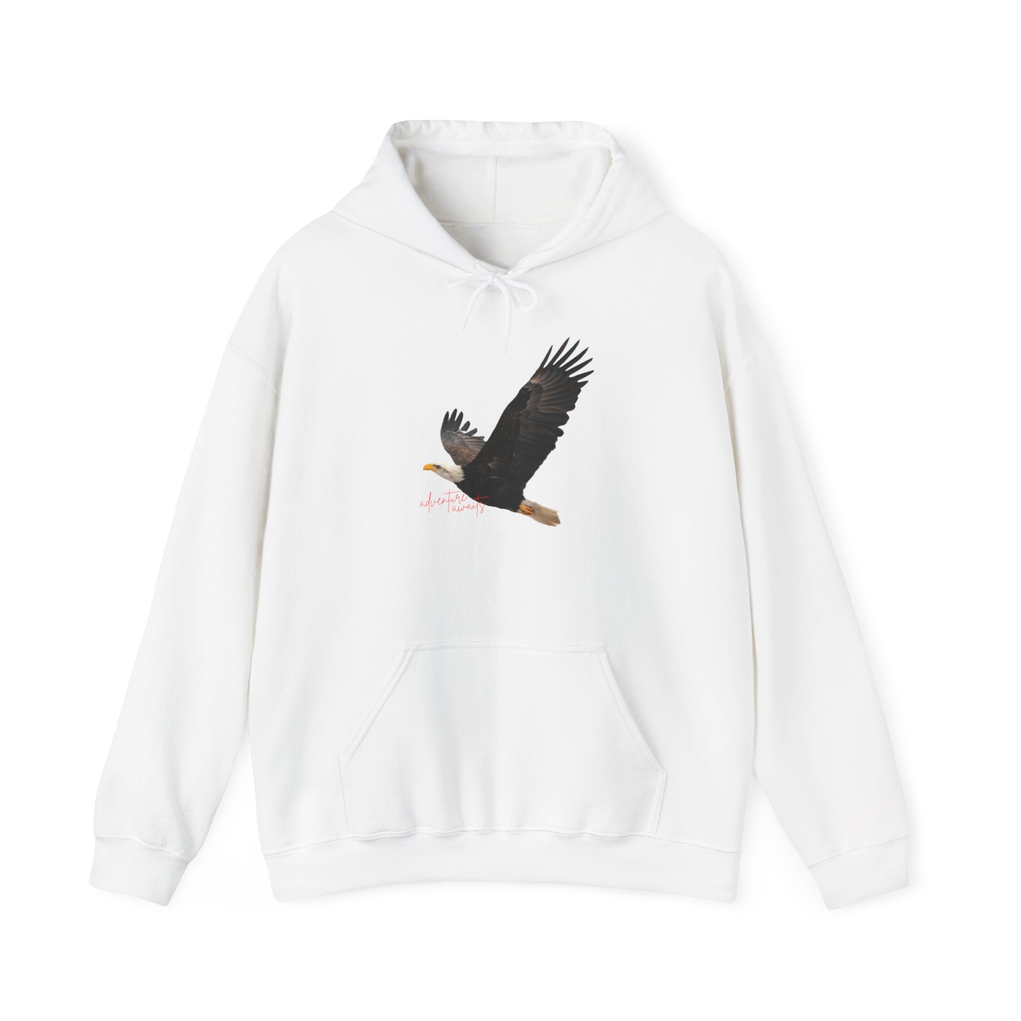 Bald Eagle "Adventure Awaits" Sweatshirt Hoodie