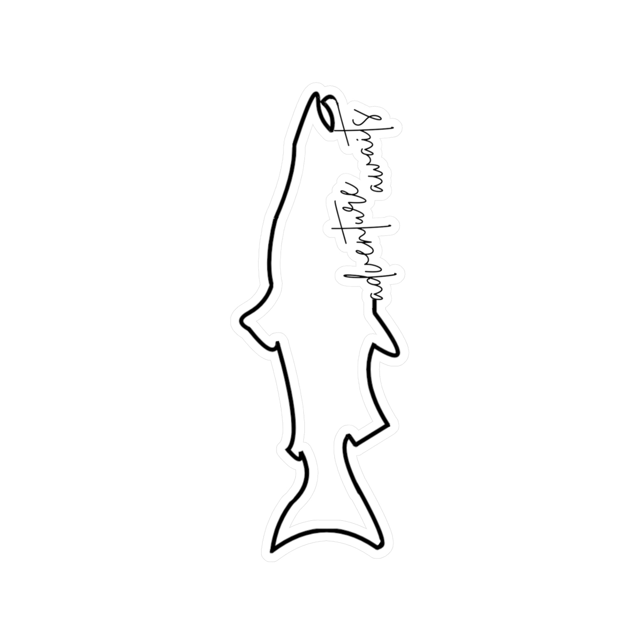 Fish | Cut Vinyl Decal | Small Sticker