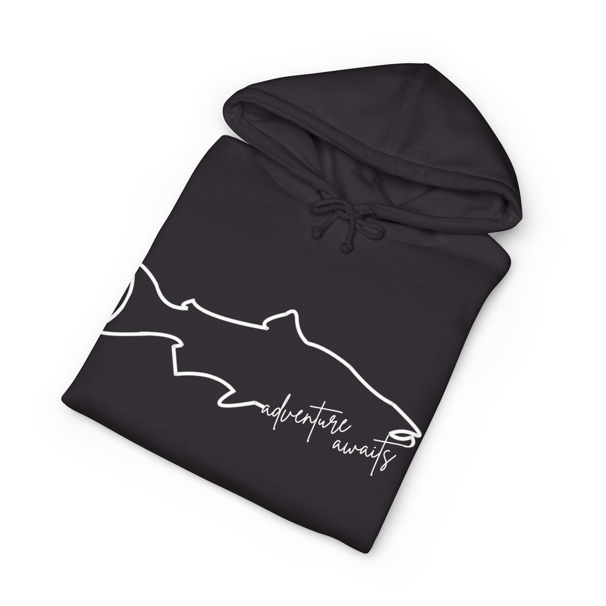 Fish "Adventure Awaits" - Sweatshirt Hoodie