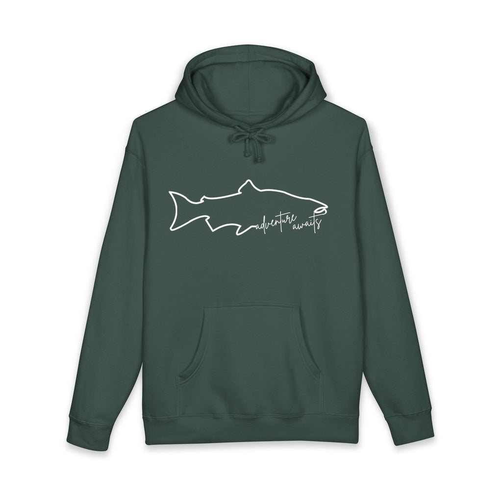 Fish "Adventure Awaits" - Sweatshirt Hoodie