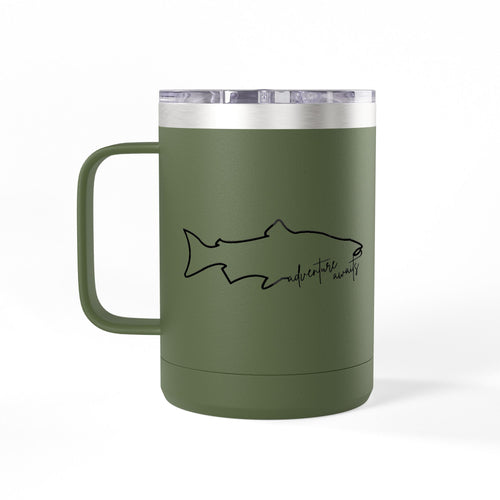 Adventure Awaits Fish Tumbler, 15oz
