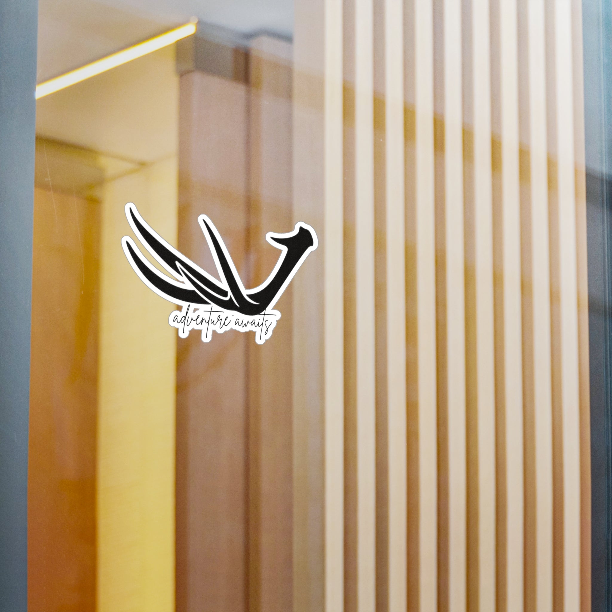 Antler "Adventure Awaits" Decal